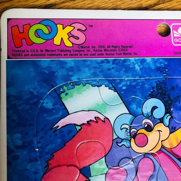 Golden Frame Tray Puzzle Hooks 1988 - Picture 4 of 9